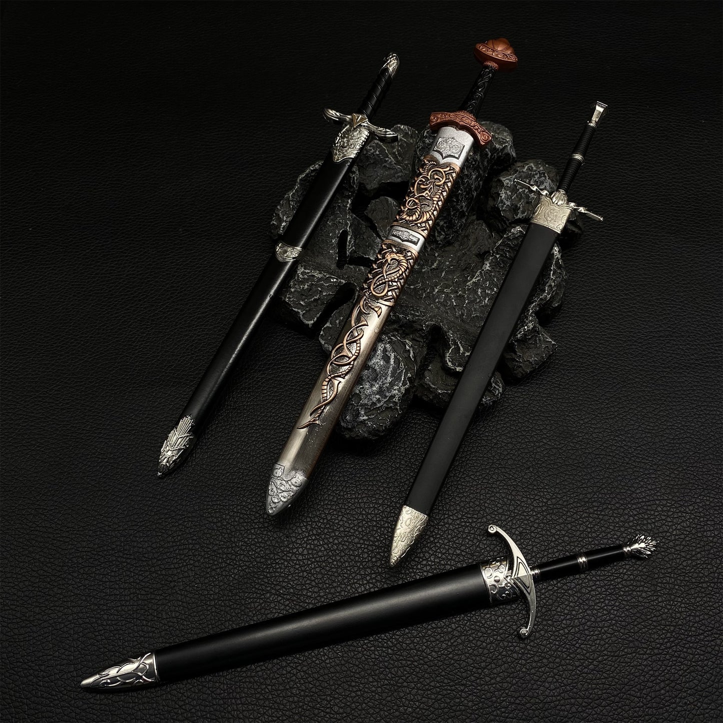 Famous Game Swords Metal Replica 4 In 1 Pack