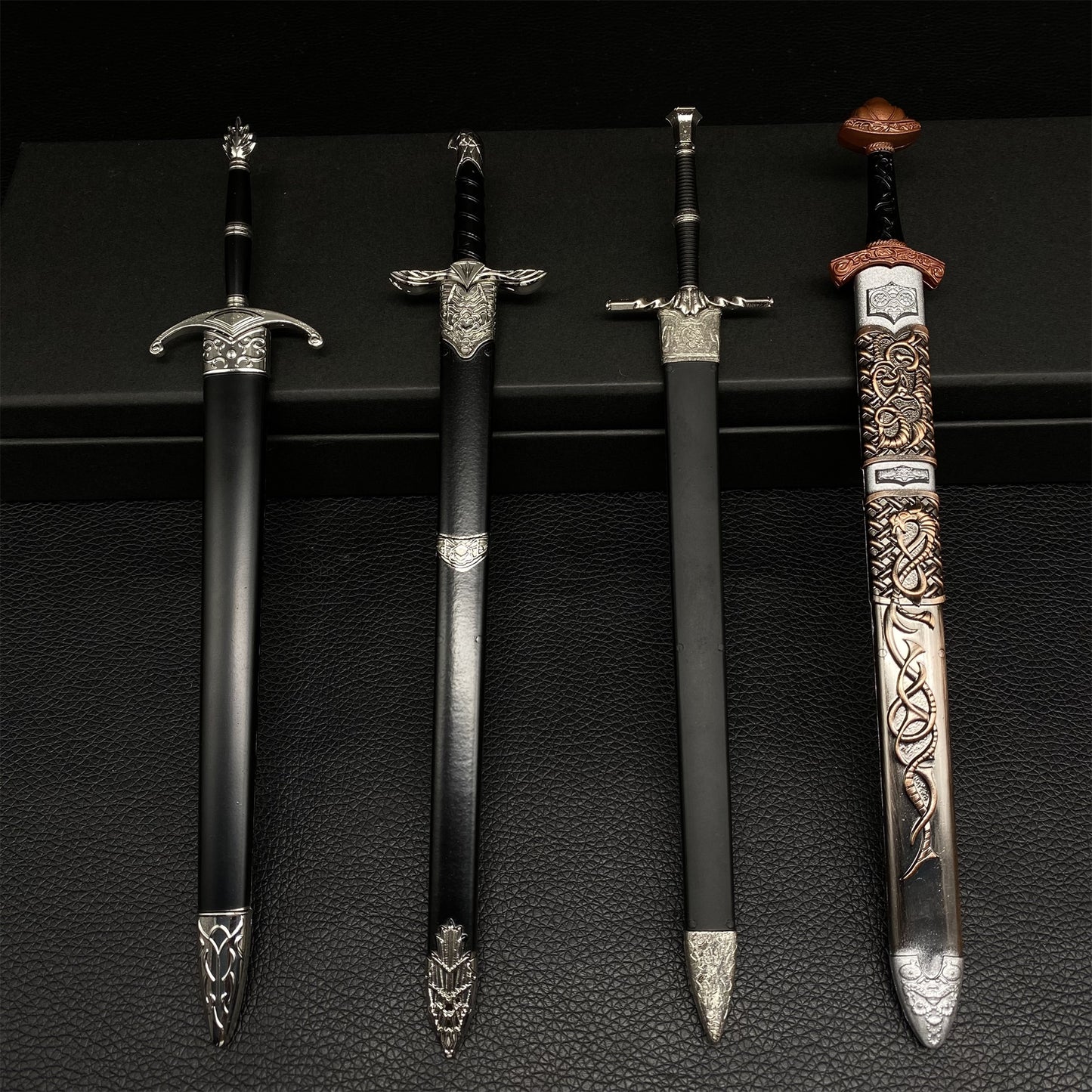 Famous Game Swords Metal Replica 4 In 1 Pack