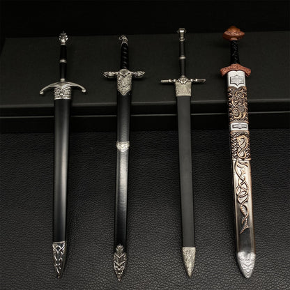 Famous Game Swords Metal Replica 4 In 1 Pack