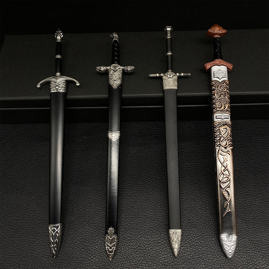 Famous Game Swords Metal Replica 4 In 1 Pack