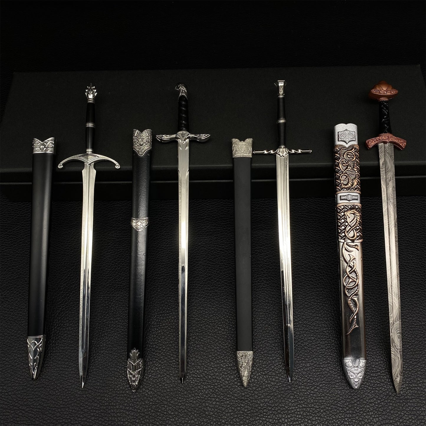 Famous Game Swords Metal Replica 4 In 1 Pack