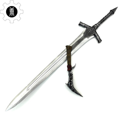 3D Printed 1:6 Scale Farron Greatsword Abyss Watchers Dagger