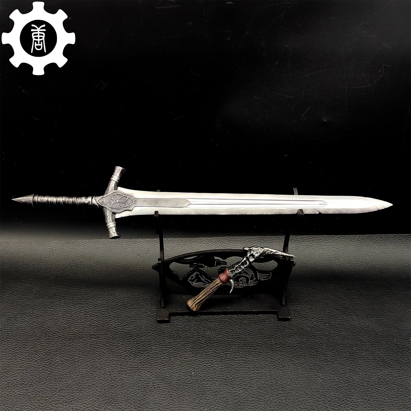 3D Printed 1:6 Scale Farron Greatsword Abyss Watchers Dagger