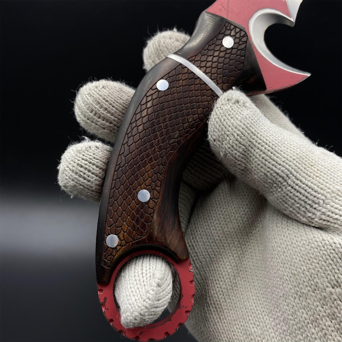 IRL Delta Force Fiery Owl Karambit DC53 Steel Replica For High-End Collection