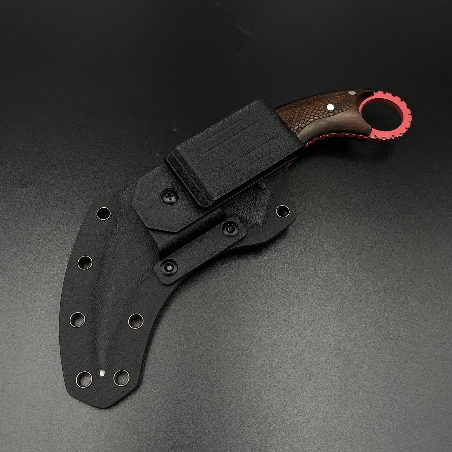 IRL Delta Force Fiery Owl Karambit DC53 Steel Replica For High-End Collection