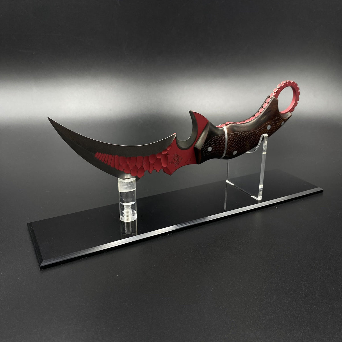 IRL Delta Force Fiery Owl Karambit DC53 Steel Replica For High-End Collection