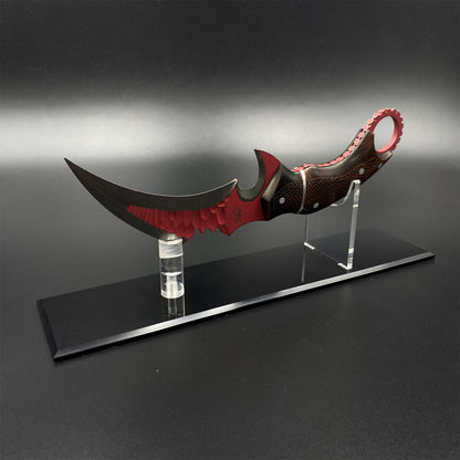 IRL Delta Force Fiery Owl Karambit DC53 Steel Replica For High-End Collection