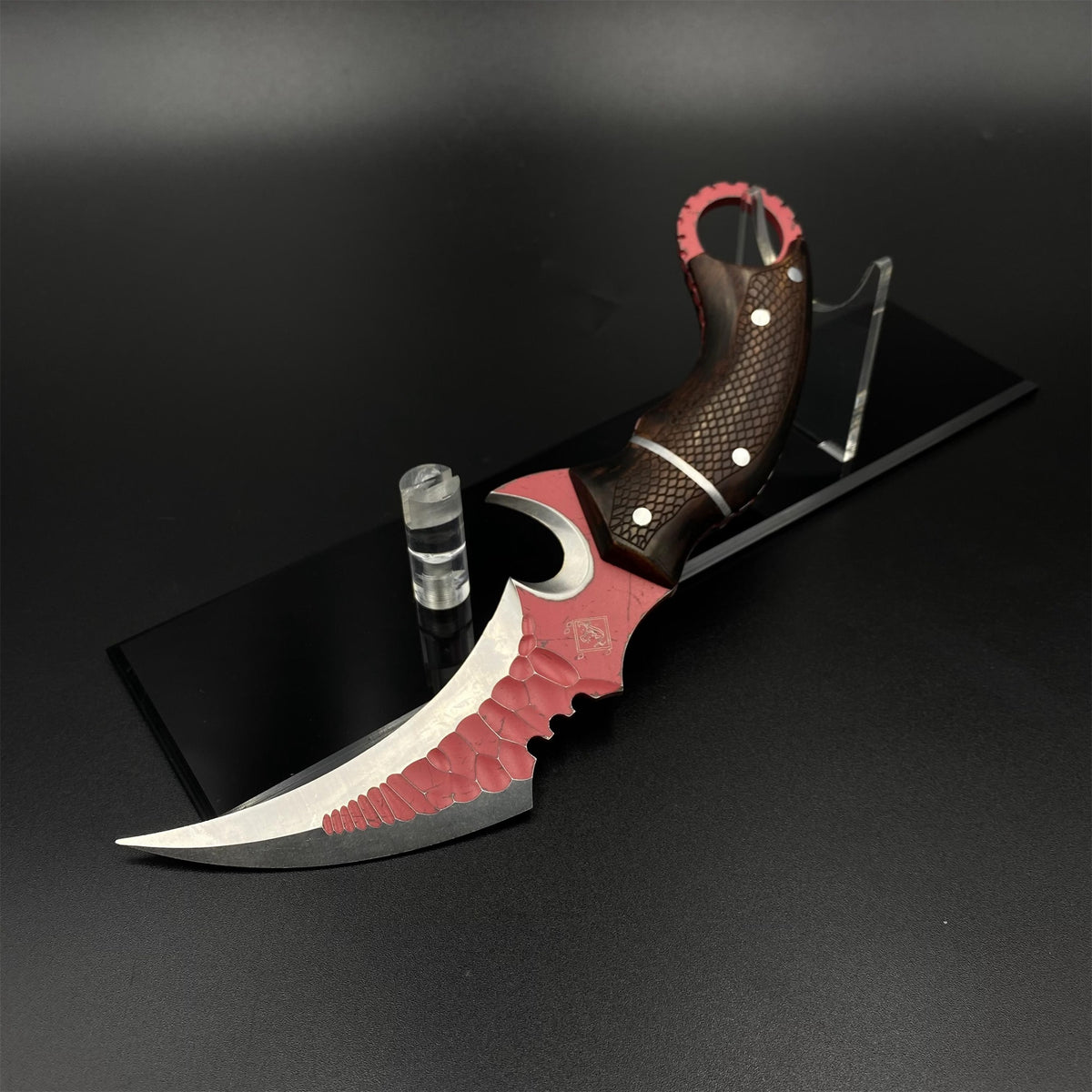 IRL Delta Force Fiery Owl Karambit DC53 Steel Replica For High-End Collection