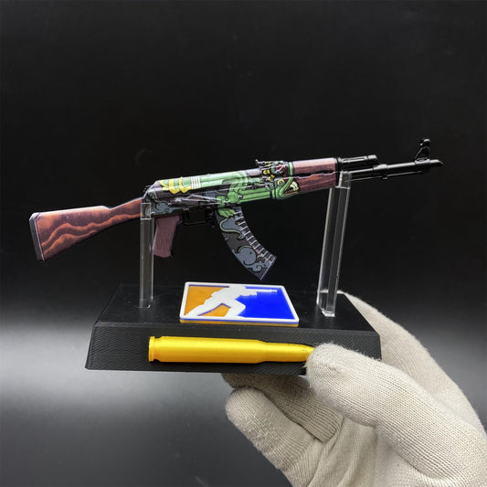 CSGO Fire Serpent AK47 New Metal Miniature Tiny Gun