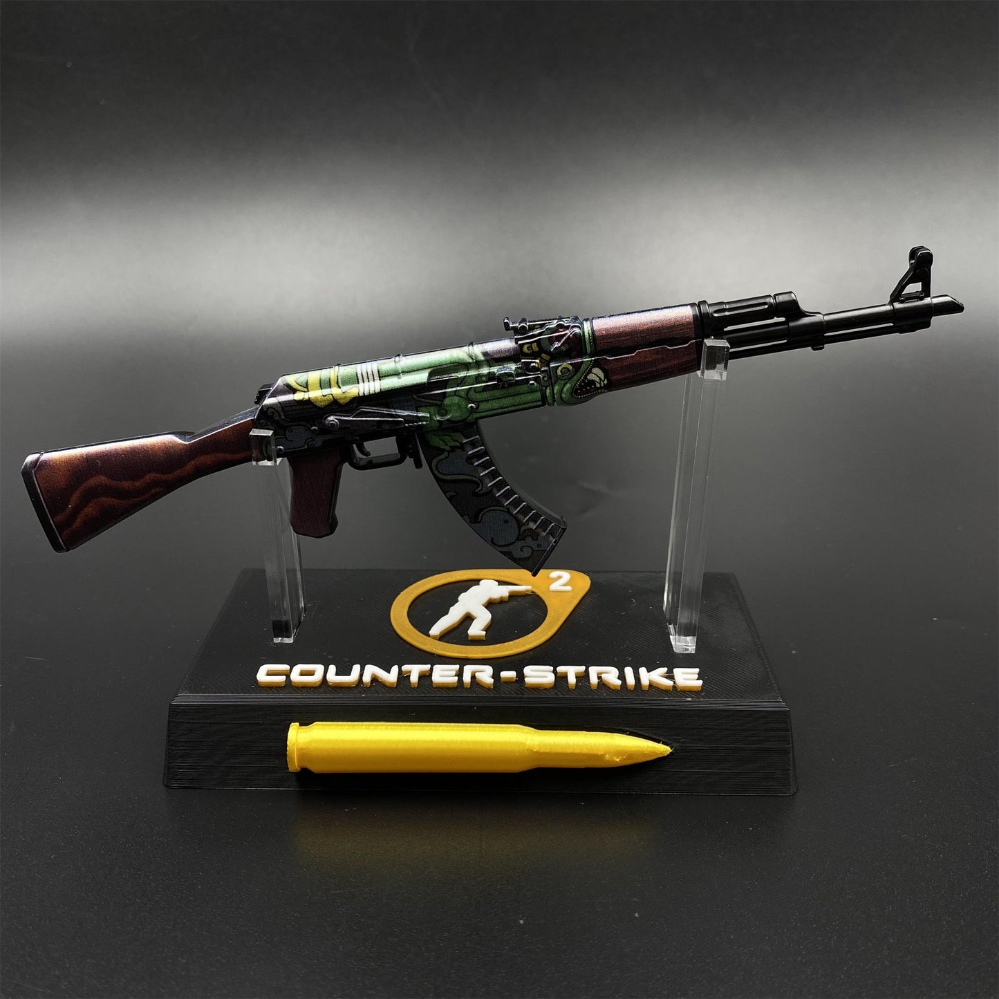 CSGO Fire Serpent AK47 New Metal Miniature Tiny Gun