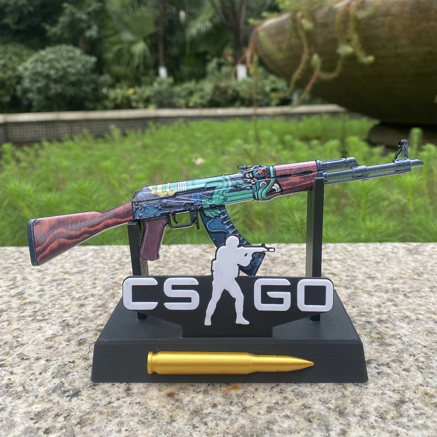 CSGO Fire Serpent AK47 New Metal Miniature Tiny Gun
