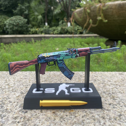 CSGO Fire Serpent AK47 New Metal Miniature Tiny Gun