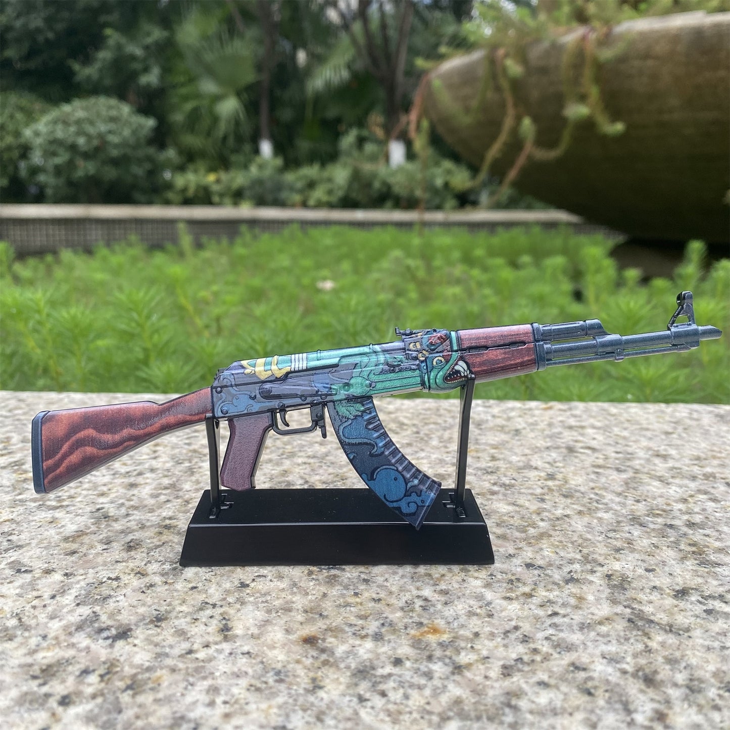 CSGO Fire Serpent AK47 New Metal Miniature Tiny Gun