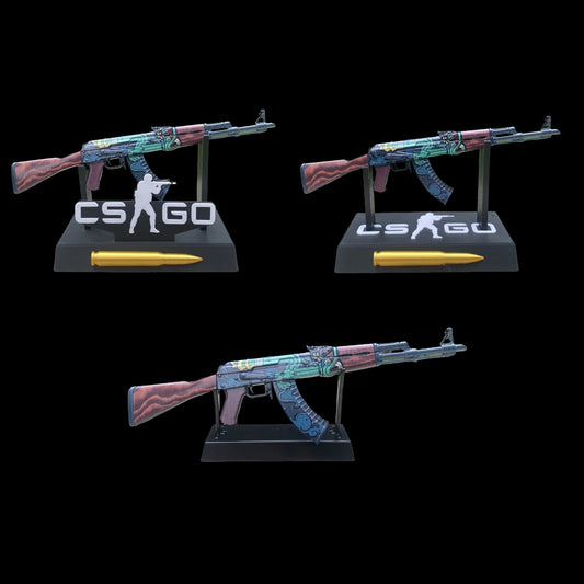 CSGO Fire Serpent AK47 New Metal Miniature Tiny Gun