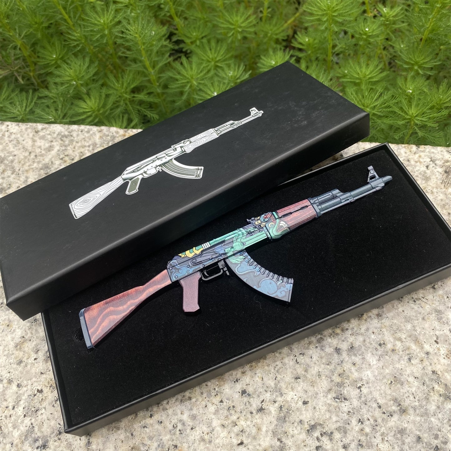 CSGO Fire Serpent AK47 New Metal Miniature Tiny Gun