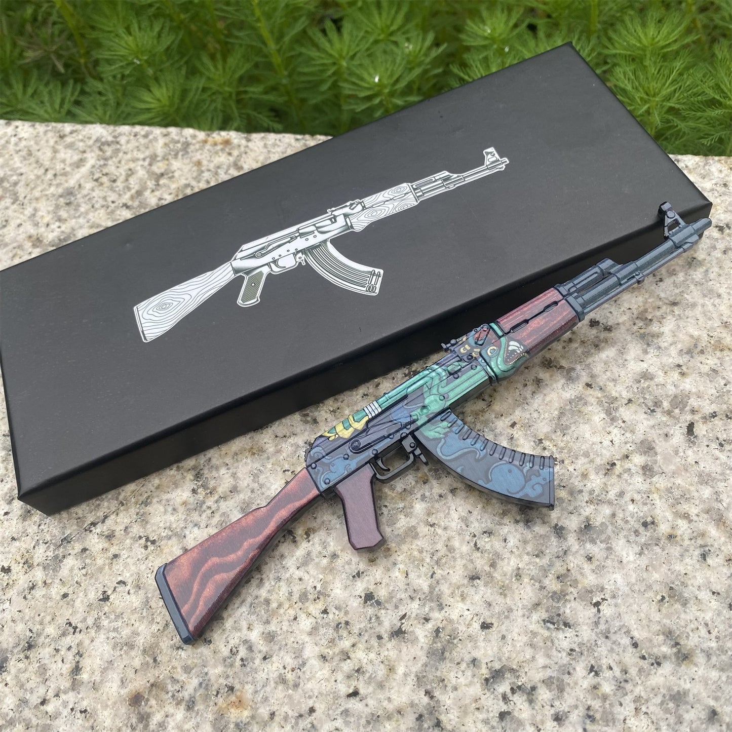 CSGO Fire Serpent AK47 New Metal Miniature Tiny Gun