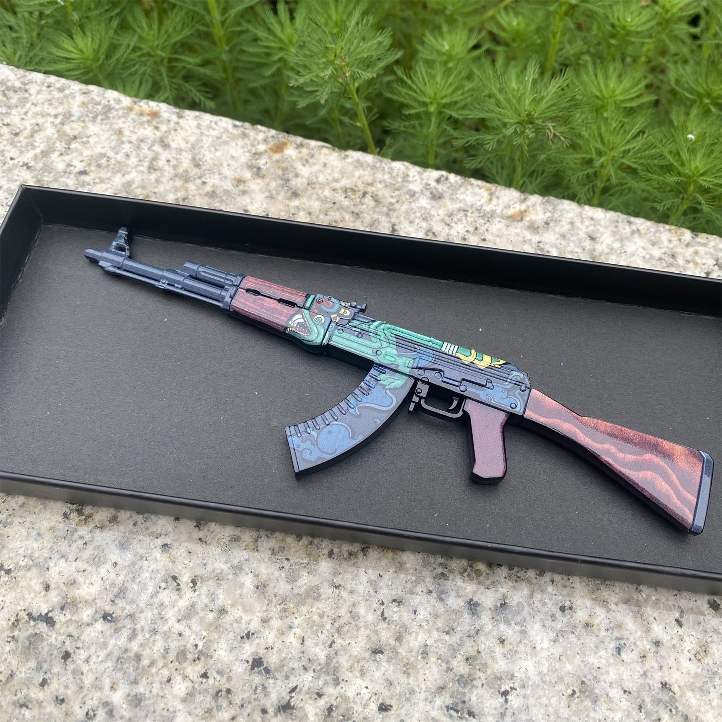 CSGO Fire Serpent AK47 New Metal Miniature Tiny Gun