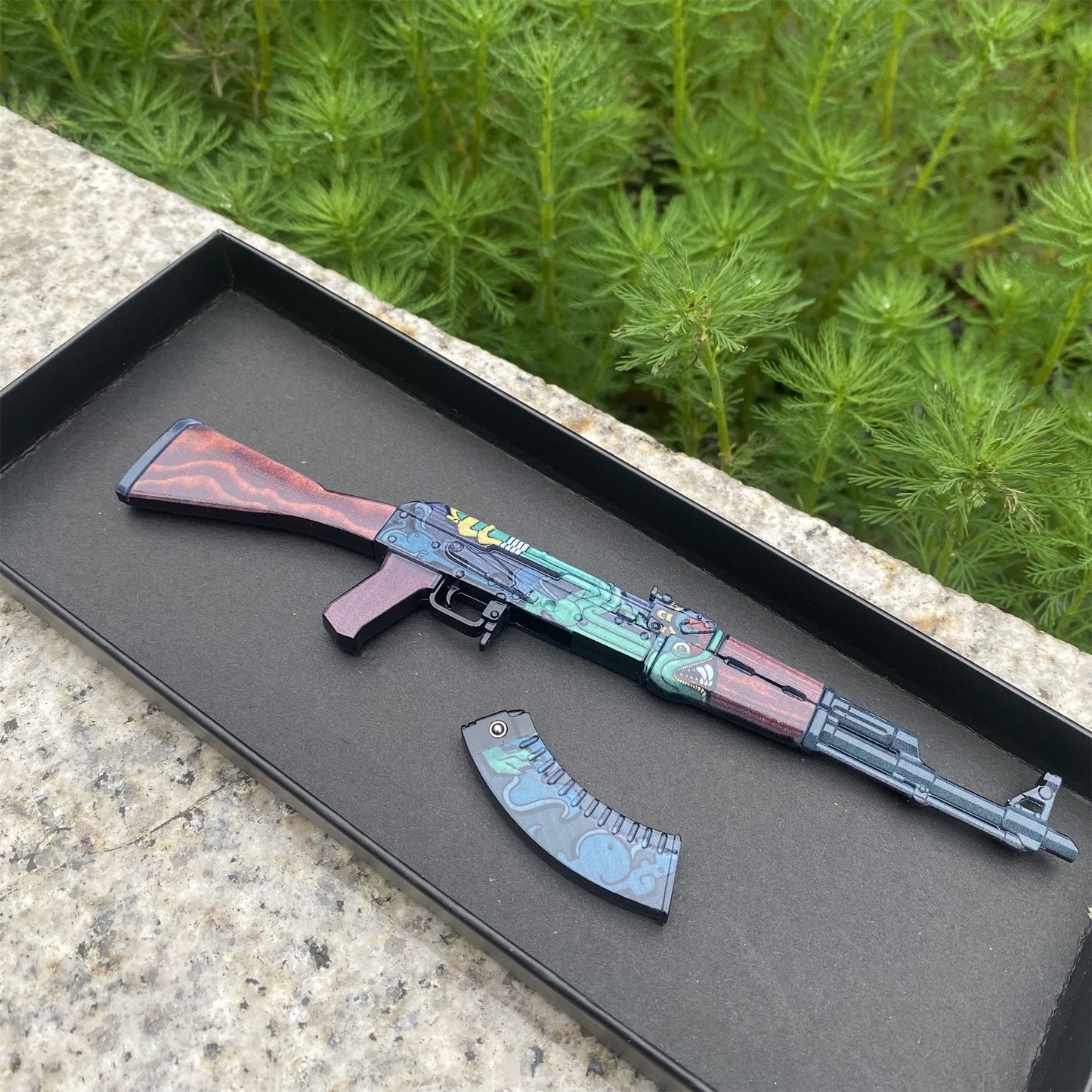 CSGO Fire Serpent AK47 New Metal Miniature Tiny Gun
