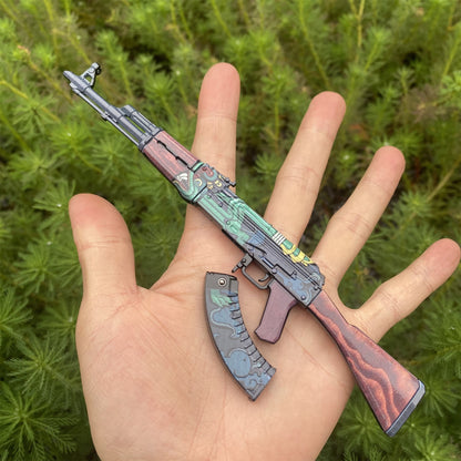 CSGO Fire Serpent AK47 New Metal Miniature Tiny Gun