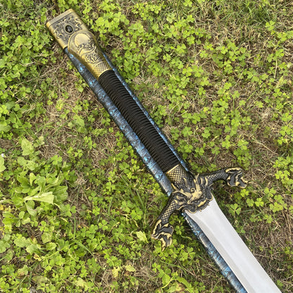 Chinese Style Life-size Flying Dragon Battleb Sword Replica