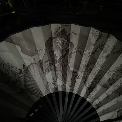 Black Myth Zhong Kui's Ghost Catching Folding Fan
