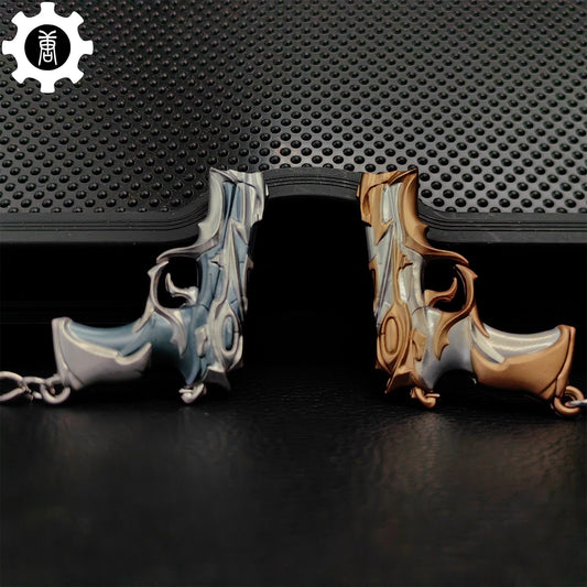 Metal Forsaken Classic Gun Tiny KeyChain Pendant
