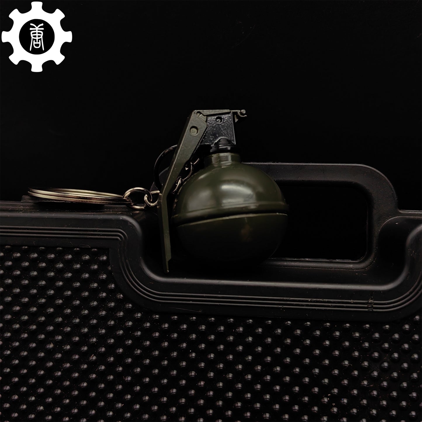 Metal Tiny Frag Grenade Model Keychain
