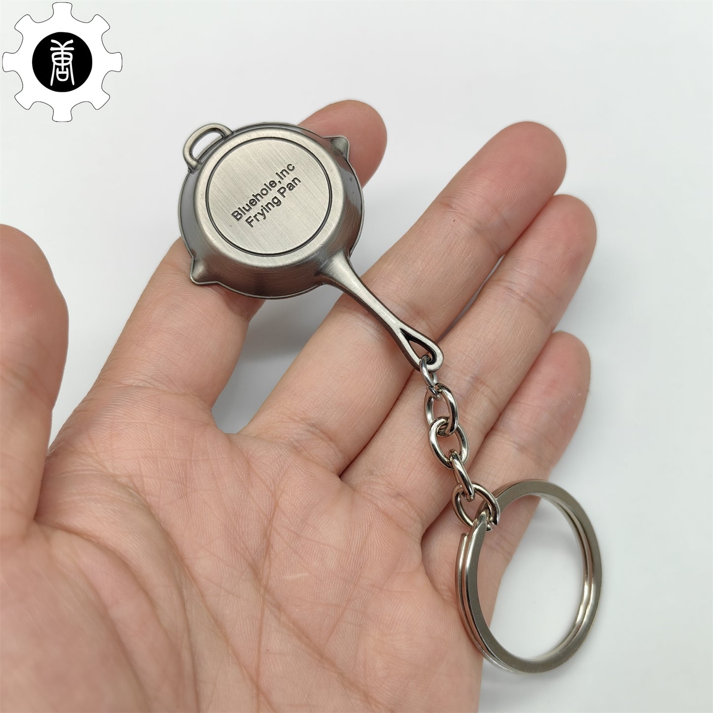 Metal Tiny Frying Pan Keychain Backpack Pendant