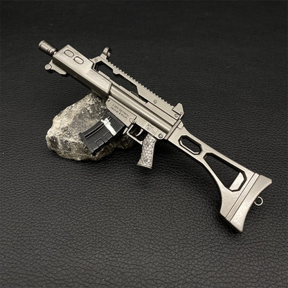 Metal G36K Miniature Black Burst Rifle 15.5CM/6.1"
