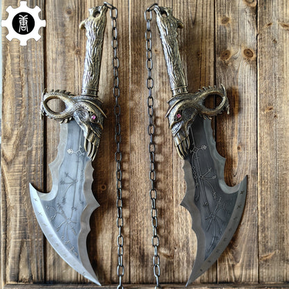 Blades of Chaos Life-size Metal Replica