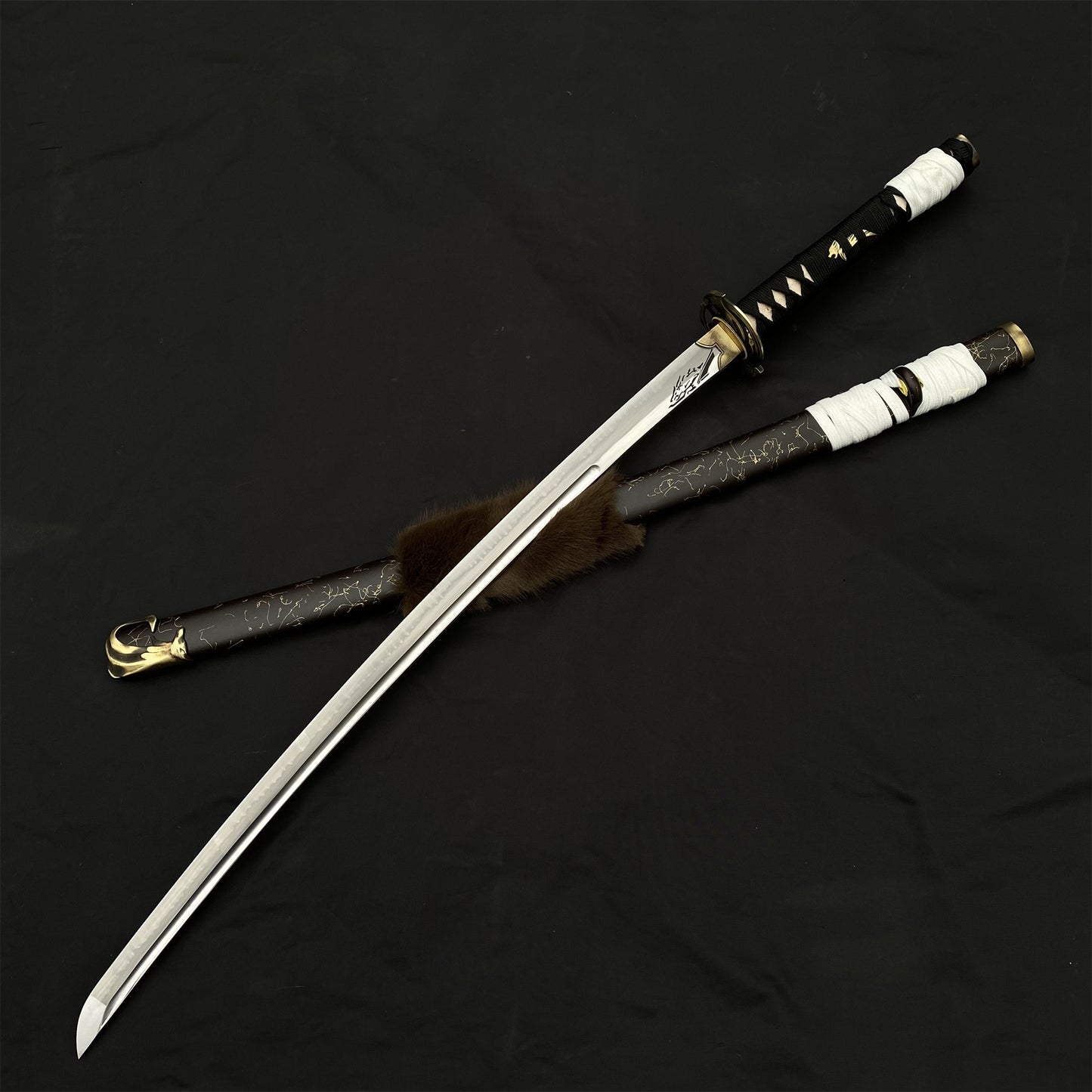 Atsu Wolf Blade Samurai Katana T10 Steel IRL Replica