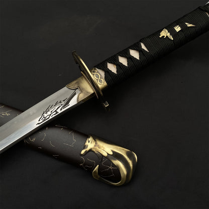 GOY Atsu Wolf Blade T10 Prime Steel Samurai Katana For Collection