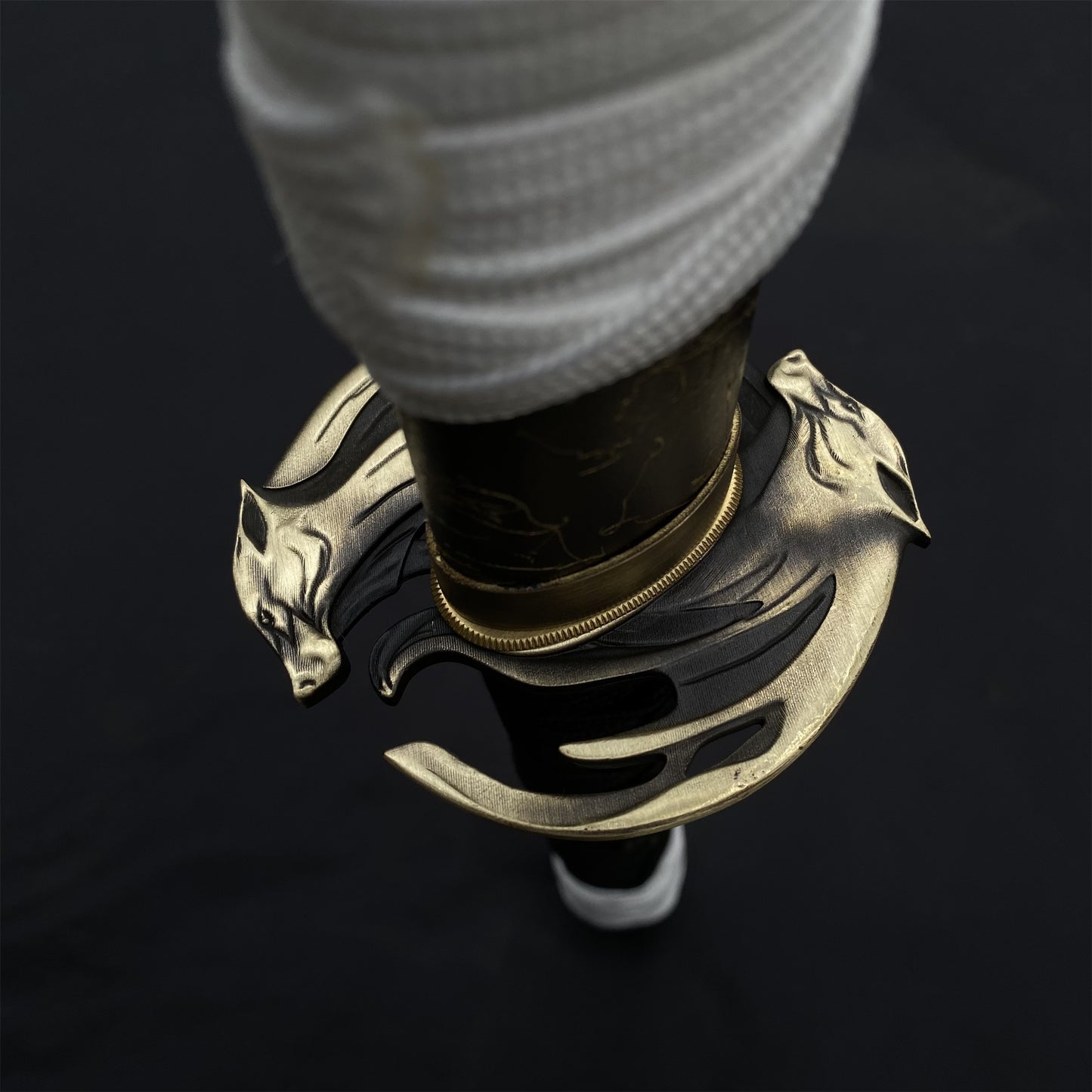 Atsu Wolf Blade Samurai Katana T10 Steel IRL Replica