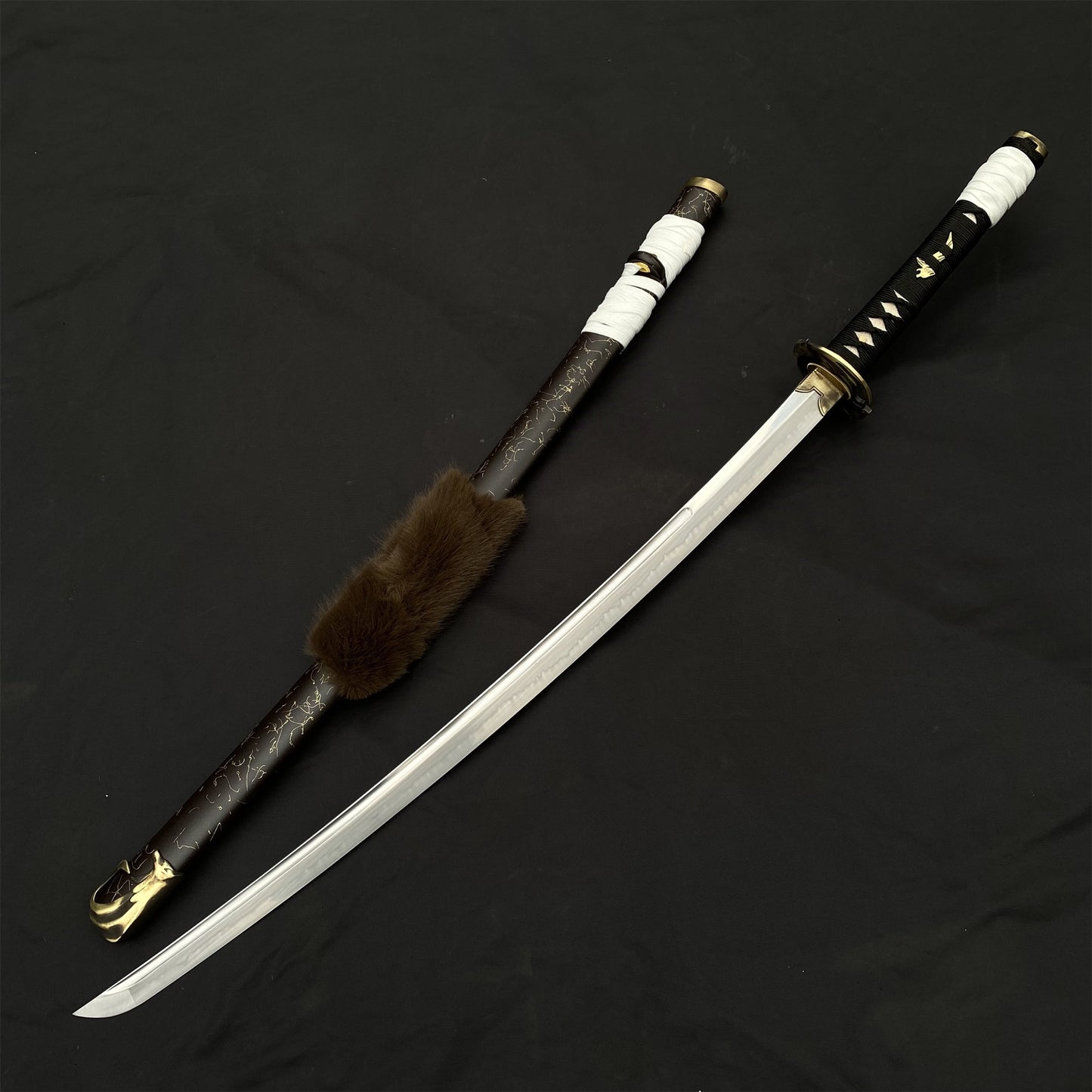 Atsu Wolf Blade Samurai Katana T10 Steel IRL Replica