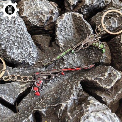 Metal Gaia's Vengeance Ghost Gun Tiny KeyChain Pendant