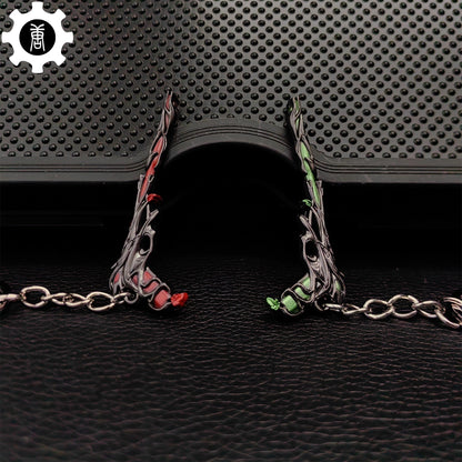 Metal Gaia's Vengeance Ghost Gun Tiny KeyChain Pendant
