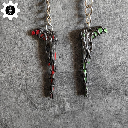 Metal Gaia's Vengeance Ghost Gun Tiny KeyChain Pendant