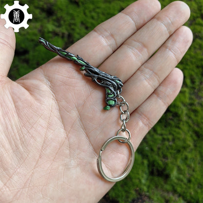 Metal Gaia's Vengeance Ghost Gun Tiny KeyChain Pendant