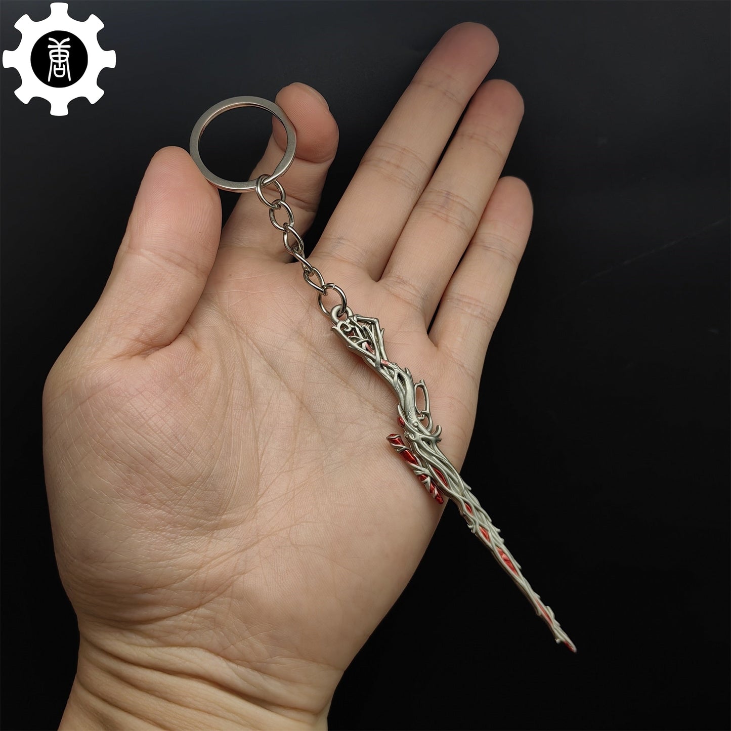 Mini Gaia's Vengeance Marshal Gun Keychain Metal Pendant