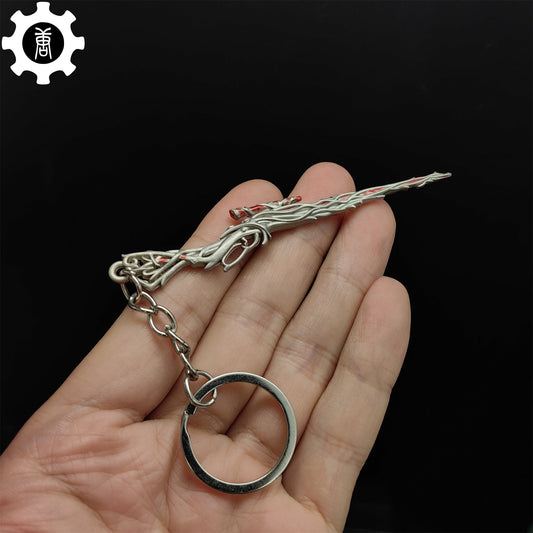 Mini Gaia's Vengeance Marshal Gun Keychain Metal Pendant