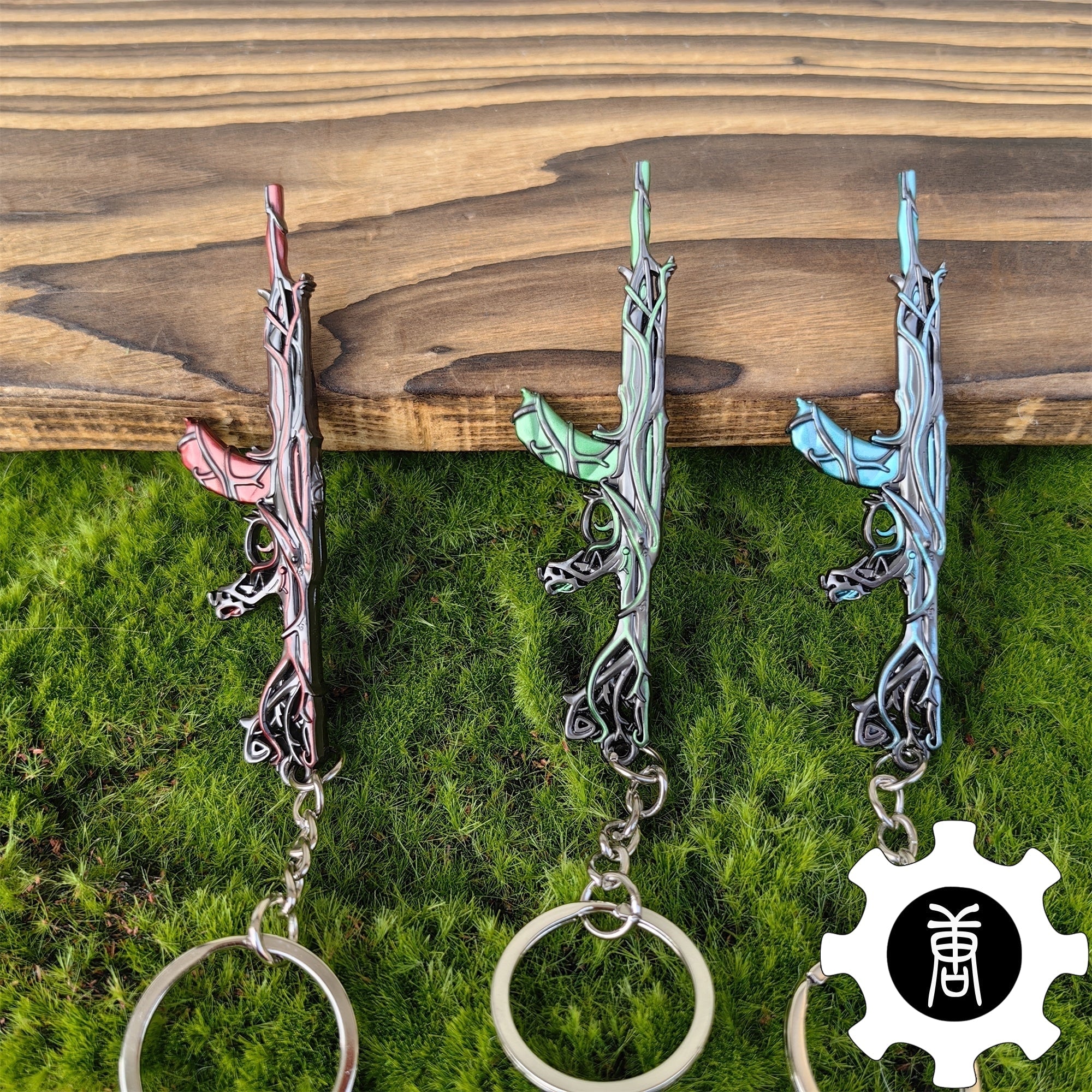Gaia's Vengeance Vandal Keychain Gamer Gift 3 Colors Option