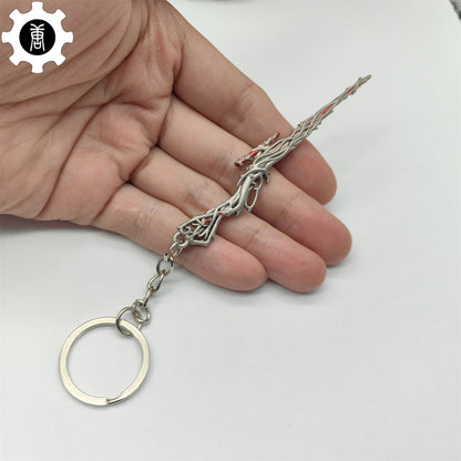 Mini Gaia's Vengeance Marshal Gun Keychain Metal Pendant