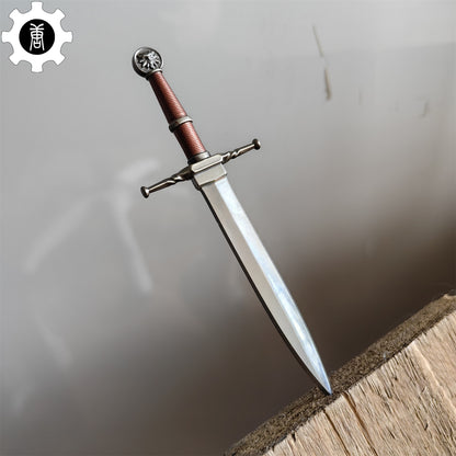 Geralt Steel Sword Mini Metal Replica EDC Knife