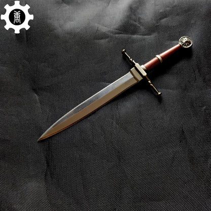 Geralt Steel Sword Mini Metal Replica EDC Knife