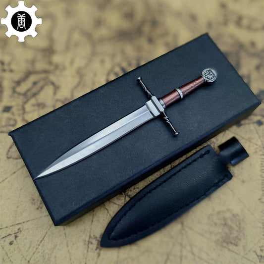 Geralt Steel Sword Mini Metal Replica EDC Knife