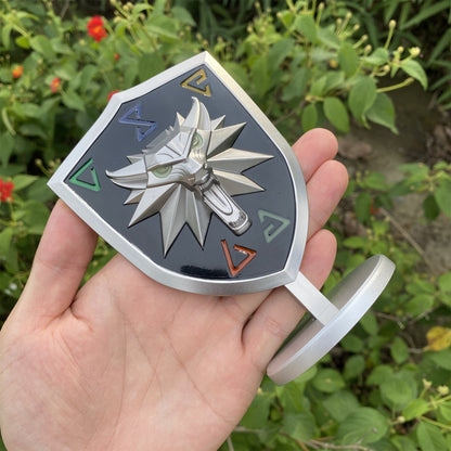 Geralt Wolf School Shield & Swords USA Only