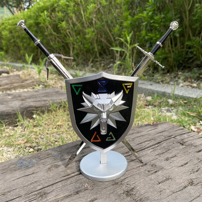 Geralt Wolf School Shield & Swords
