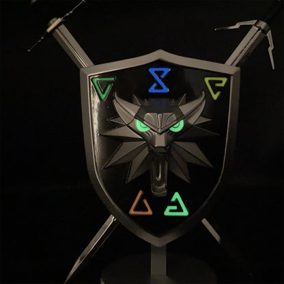Geralt Wolf School Shield & Swords USA Only