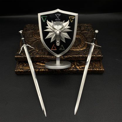 Geralt Wolf School Shield & Swords USA Only