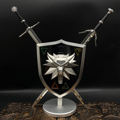 Geralt Wolf School Shield & Swords